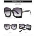 Oversize Sunglasses Fashion Women Sunglasses Black Square Sunglasses
